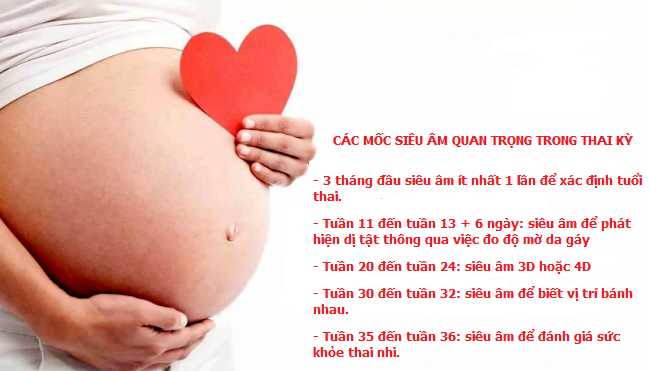 Các xét nghiệm và siêu âm quan trọng trong thai kỳ (2)